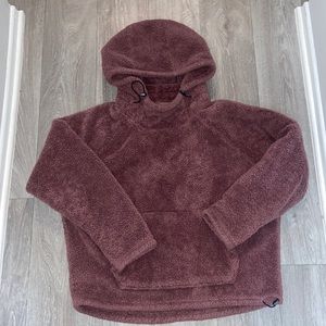 VS Pink Sherpa hoodie womens size medium